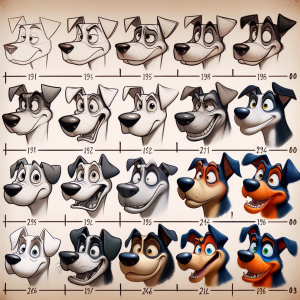 cartoon dog faces