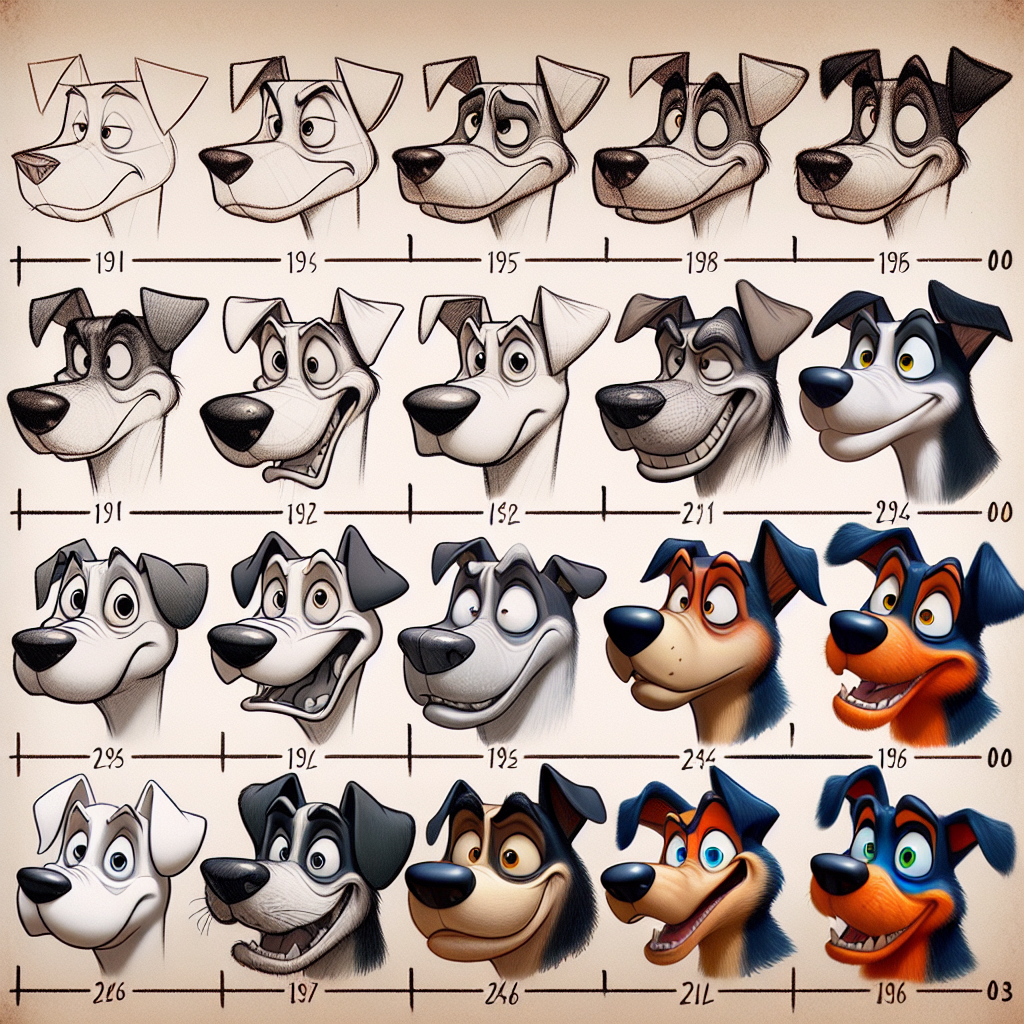 cartoon dog faces