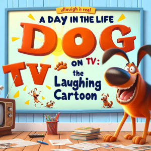 laughing dog cartoon