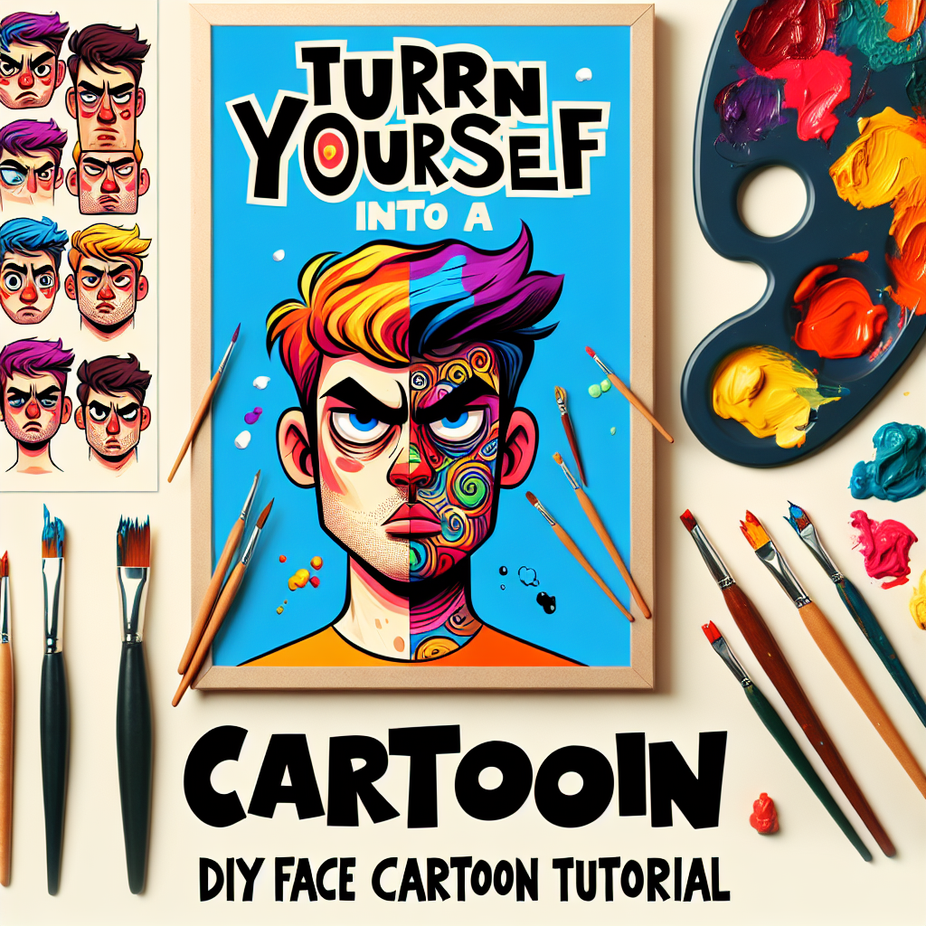 make your face cartoon