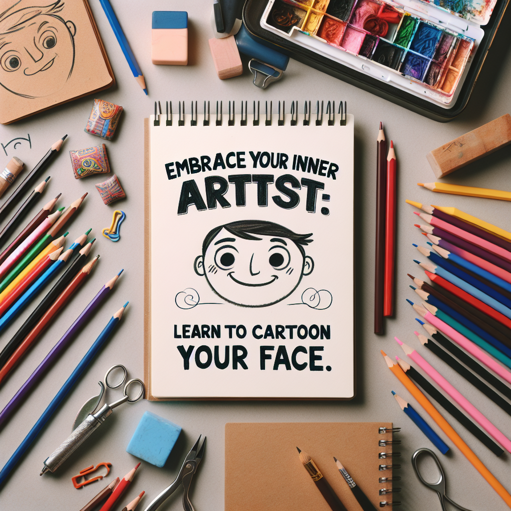 make your face cartoon