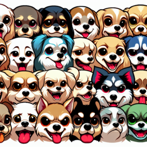 cartoon dog faces