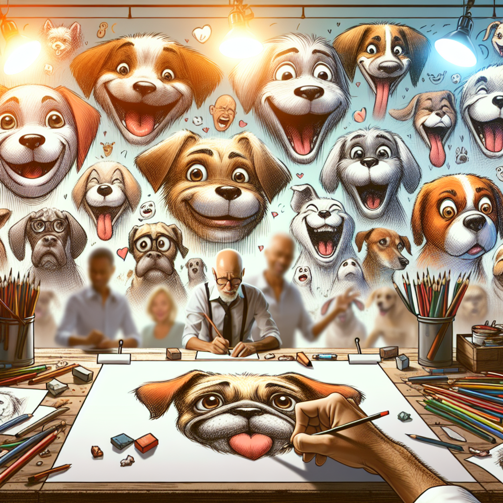 cartoon dog faces