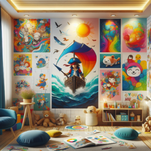 kids room wall art decor