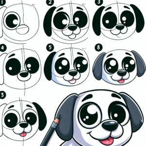 dog face cartoon drawing