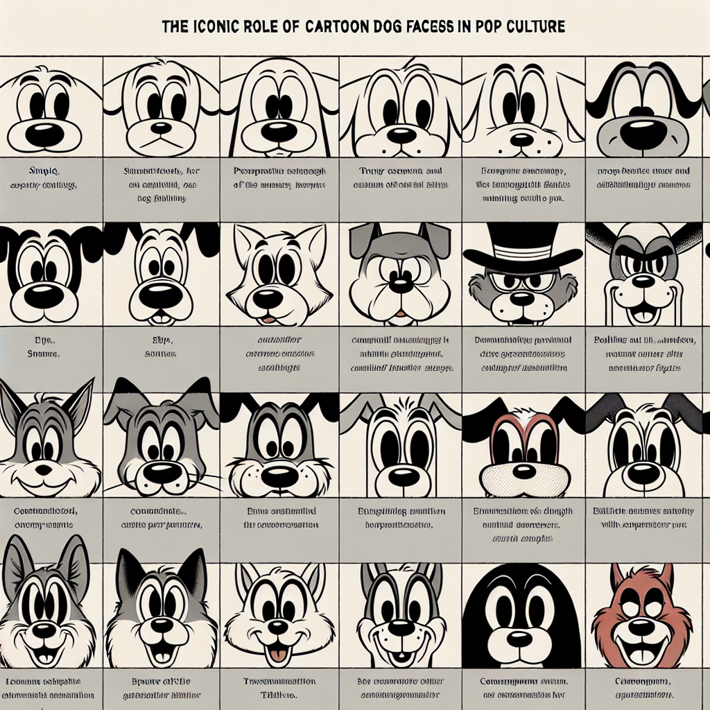 cartoon dog faces