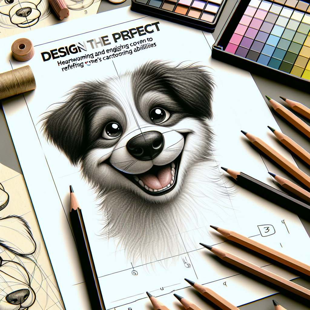 dog face cartoon drawing