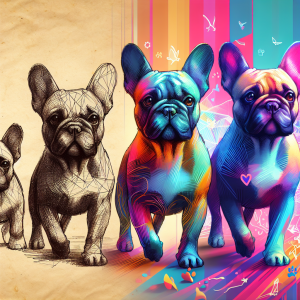 french bulldog cartoon