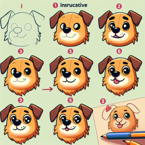 easy cartoon dog face