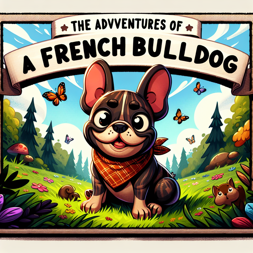 french bulldog cartoon