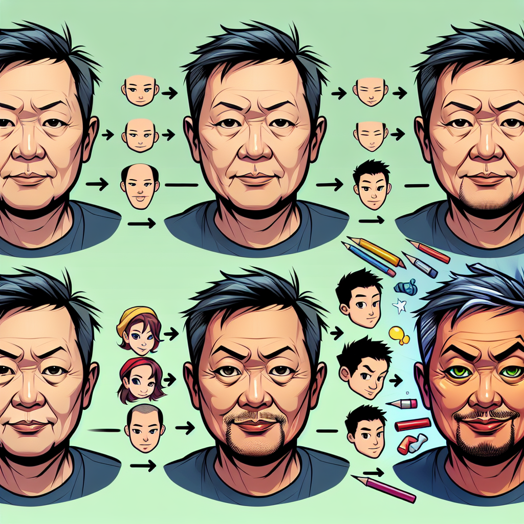 convert face to cartoon