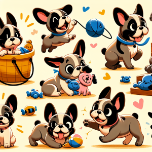 french bulldog cartoon