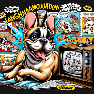 french bulldog cartoon