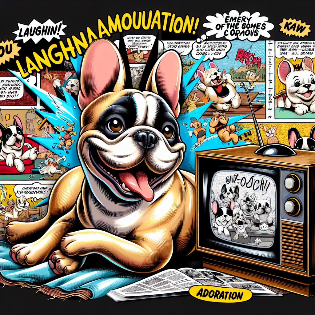 french bulldog cartoon