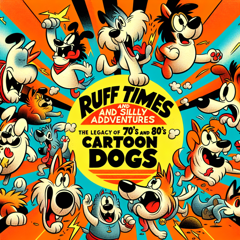 Ruff Times and Silly Adventures: The Legacy of 70s and 80s Cartoon Dogs