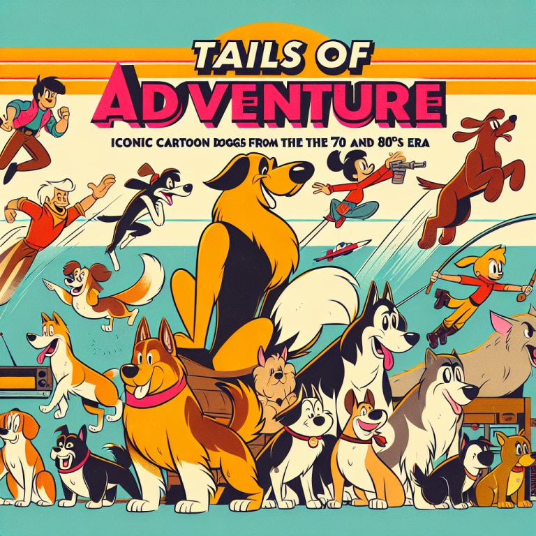 Tails of Adventure: Iconic Cartoon Dogs from the 70s and 80s Era