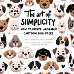 The Art of Simplicity: How to Create Adorable Cartoon Dog Faces