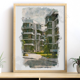 Custom House Portrait