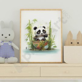 Cute Panda - Wall Art Print