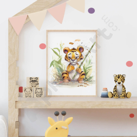 Watercolor Daniel Tiger Printables - Wall Art Print 