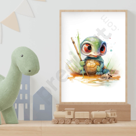 Turtle Wall Art - Digital Wall Art