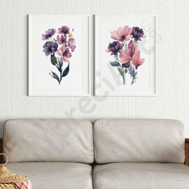 Bloom Into You - Wall Art Print Set Of 2