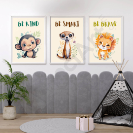 Motivational Words - Digital Wall Art - Set of 3