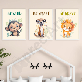 Motivational Words - Wall Art Print Set of 3