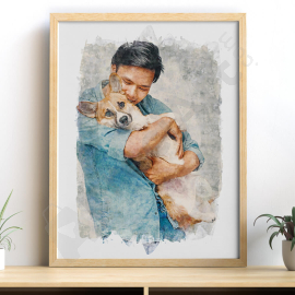 Cartoonize With Your Pet in Watercolor