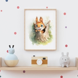 Squirrel Fidget - Wall Art Print