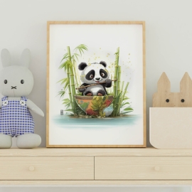 Cute Panda - Wall Art Print