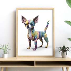 Miniature Dog - Digital Wall Art