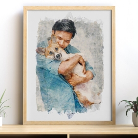 Cartoonize With Your Pet in Watercolor