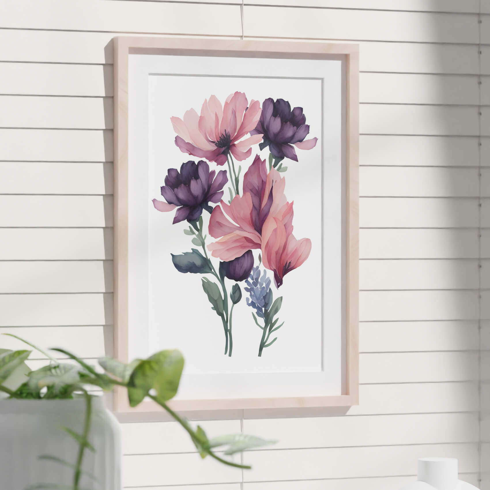Bloom Into You - Digital Wall Art Set Of 2