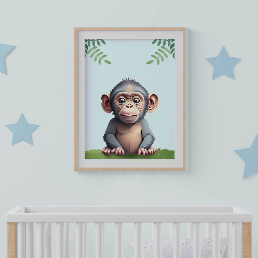 Jungle Animal Art Collection - Digital Wall Art  Set of 2