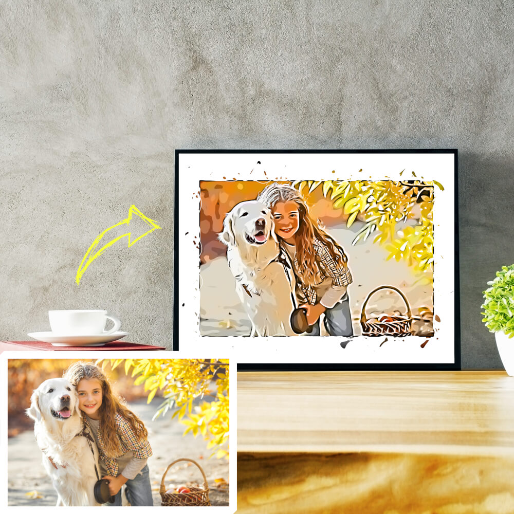 Cartoonize Yourself With Your Furry Friend